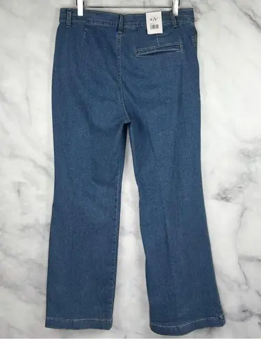 Gloria Vanderbilt NWT  Flare Trouser High Waisted Denim Jeans Hippie Boho Plus 16