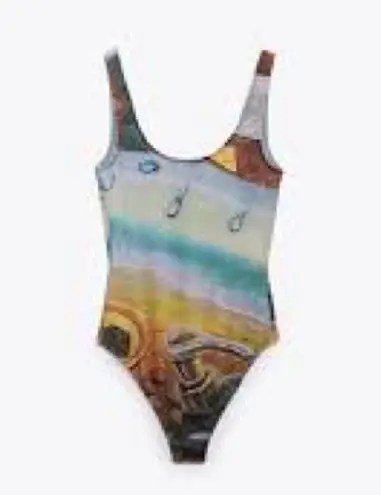 ZARA  Printed Bodysuit NWT