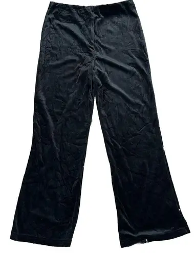 Amy Byer 90s Vintage Y2K Velvet Sequin Flared Pull On Pants Size 16.5