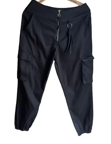 Wild Fable  Silky Black Cargo Joggers