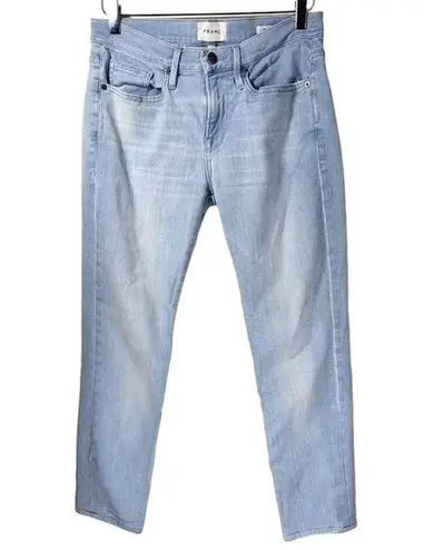 frame denim Frame L’Homme Skinny Ditch Plains Jeans in Light Wash Denim