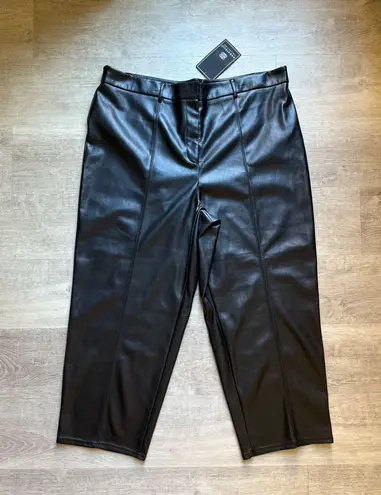 Bagatelle (NWT) Collection Faux Leather High Rise Ankle Pants Size 1X