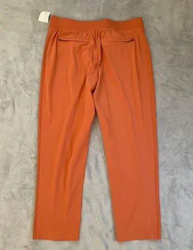 Athleta  Pants Womens 14 Brooklyn Ankle Baked Clay Athleisure Stretch Casual NWOT