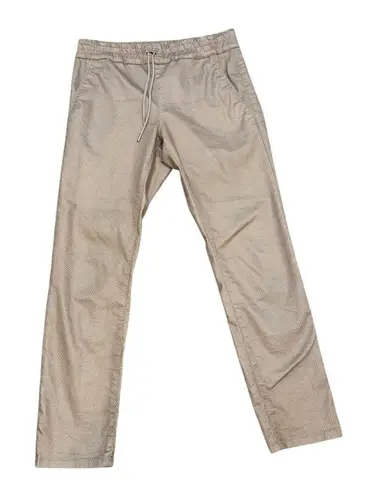 Bevy Flog Shely Tan Snakeskin print Joggers 29 made in Israel Tan
