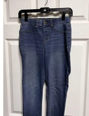 Arizona 0111 Skinny Leg Jeans Size 3 Medium Wash Stretch Blue Denim 25x31