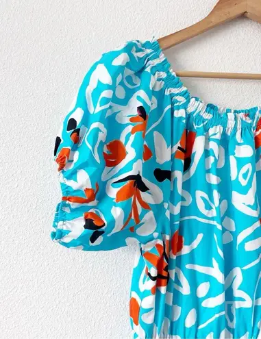 Tanya Taylor Gwen Hand-Painted Mini Dress