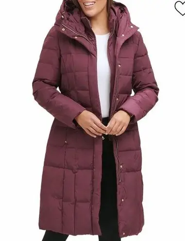 Cole Haan  Merlot Goose Down Puffer Coat