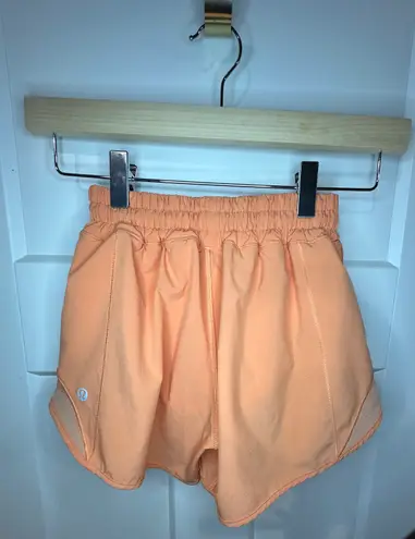 Lululemon Orange Hotty Hot 4” - Size 0