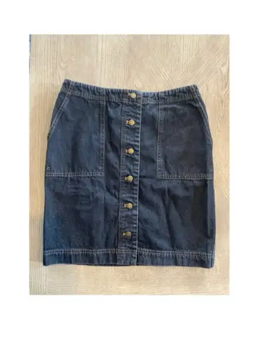 Ralph Lauren Like new dark denim  Jean Company denim skirt. Sz 4