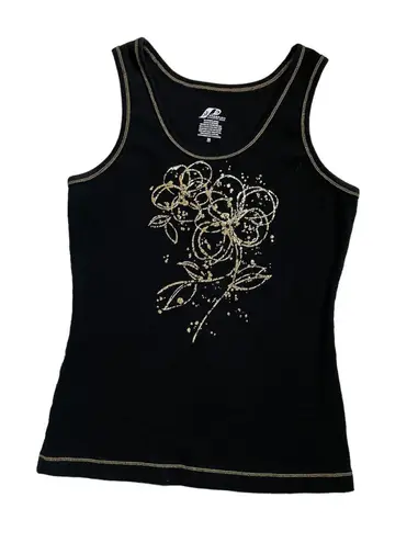 Pro Spirit y2k athletic gear black and gold tank