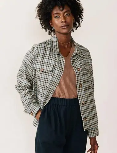 Able Gianna Plaid Shirt Jacket