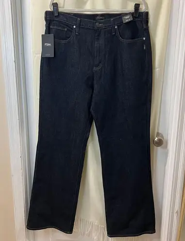 Silver Jeans High Rise Eco Friendly Mid Stretch Dark Wash Trouser Jeans