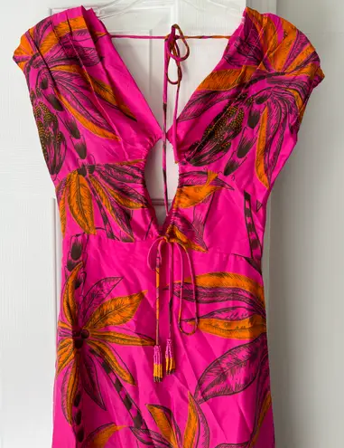 Farm Rio Beach Forest Lenzing™ Ecovero™ Viscose Maxi Dress, Size XS