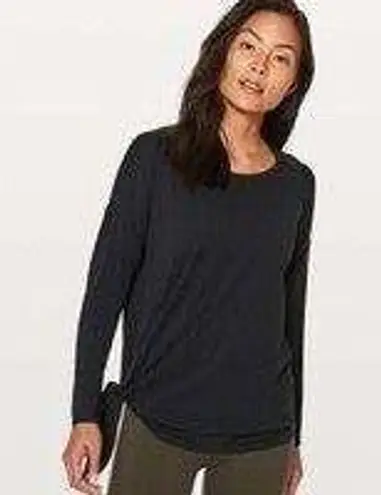 Lululemon Side Tie Long Sleeve Top