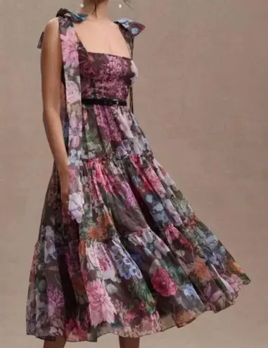 BHLDN Anthropologie x Geisha Designs Isabella Floral Tiered Dress 6