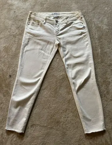 Silver Jeans Women's Berkley Ankle Skinny Stretch White Denim Jeans Pants Sz 31