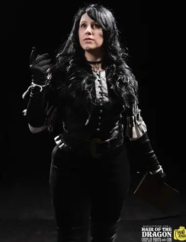 Yennefer Witcher cosplay Black Size M