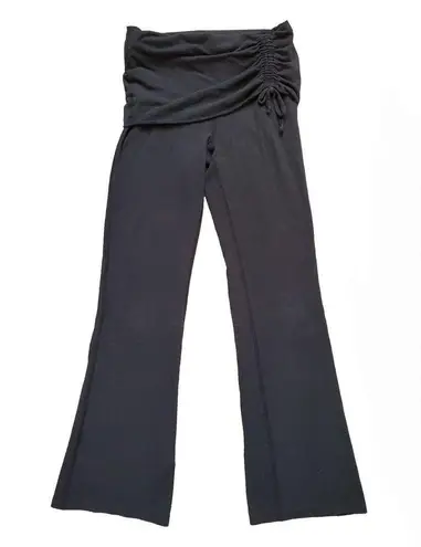 Reprise Bloom Leggings Women Medium Maternity Yoga Black Full Length Wide Leg Size undefined