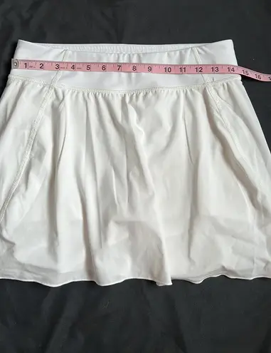 Tnaction White Tennis Skirt With Attached Shorts Size Medium