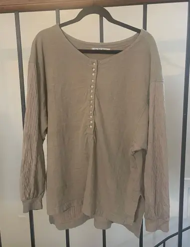 Free People Sweatshirt Top Size L