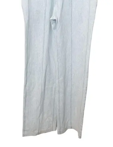 Adam Lippes Denim Jumpsuit Sleeveless Light Blue Acid Wash Womens Size 2