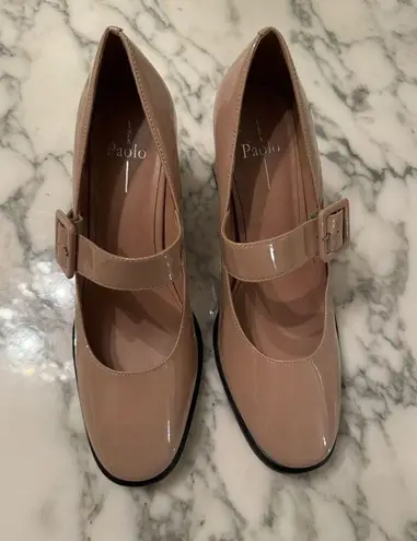 Linea Paolo 🆕 BELLE Patent Leather Square Toe Mary Jane Pumps NWOT 11