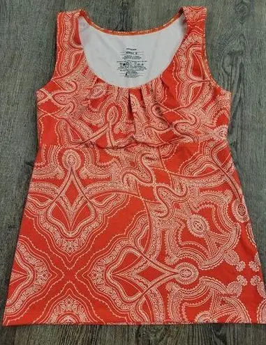 Patagonia  Bandha Top Tank Shirt Raja Paint Brush Red Women's Medium Hike Camp