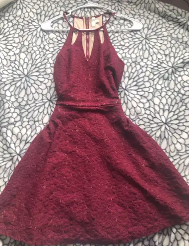 Love, Fire Maroon Dress