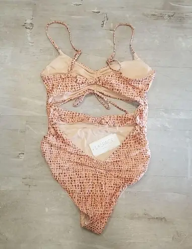 l*space 💕L*💕 Rumi One Piece Swimsuit Classic Coverage ~ Wild Bunch 10 Large NWT