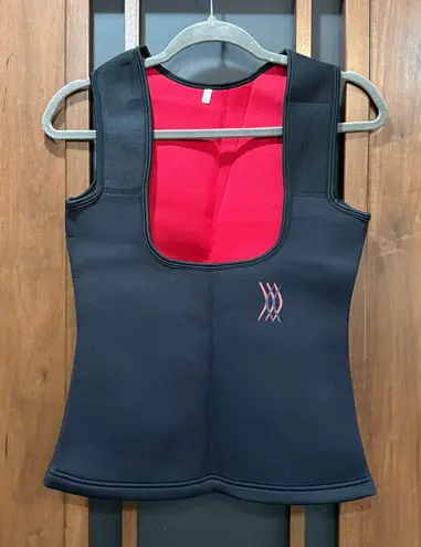 NWOT Sweat Sauna Vest Workout Shaper Black Size L