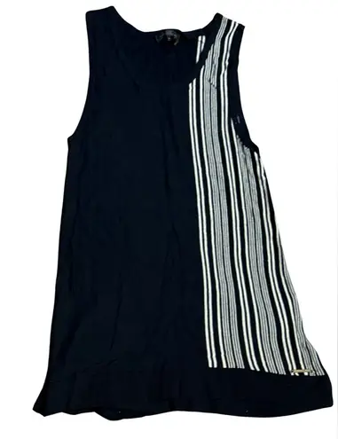 Donna Karan DKNY Asymmetrical Sheath Dress | Black White‎ | Size M