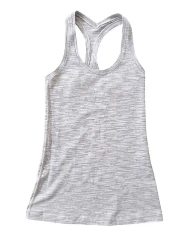 Lululemon  Cool Racerback Tank Wee Are From Space Ice Grey Alpine White Size XS - Image 4