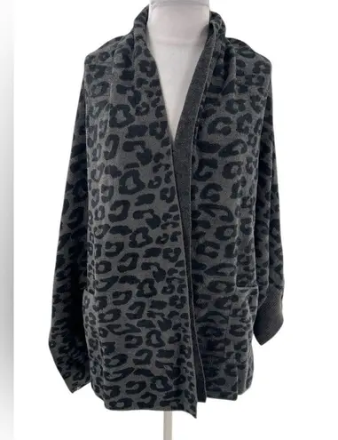 Barefoot Dreams CozyChic Ultra Lite Blanket Wrap carbon black XXS XS