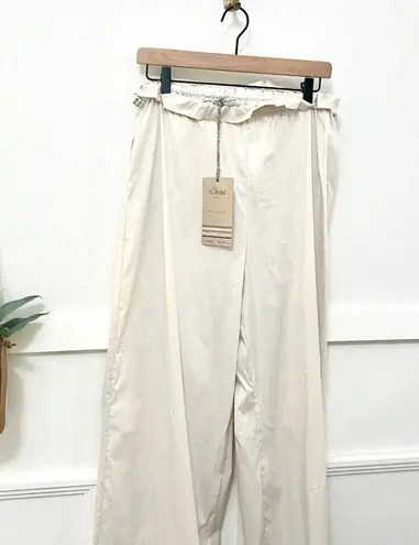 NWT Devotion Twins Theano Tan Wide Leg Pants Size S