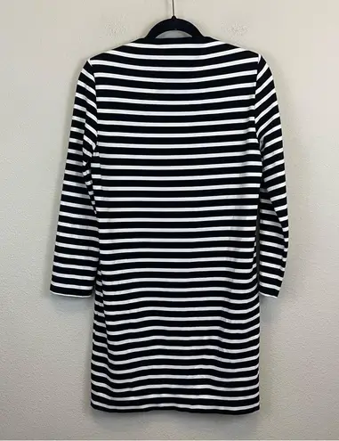 Kate Spade  Broome Street Striped Long Sleeve Casual Dress Size M