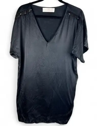 Malou Sander Copenhagen Black 100% Silk Tunic Dress EU 38 / US 6