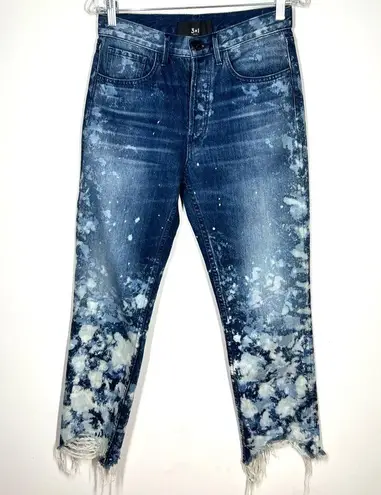 3x1  W3 Higher Ground Stardust Cropped Jeans Sz 26