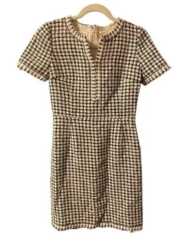 Oscar de la Renta HOUNDSTOOTH DRESS