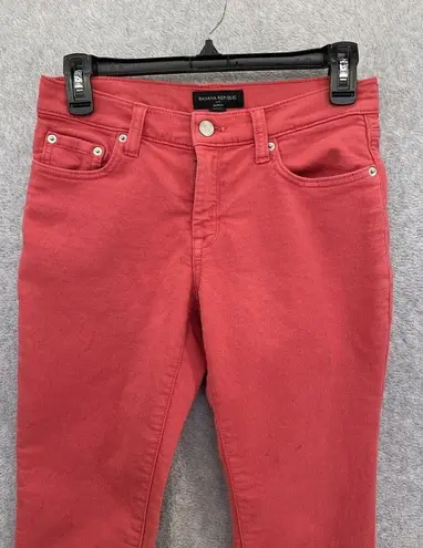 Banana Republic  Women's Skinny Ankle Petite 0 Jeans Salmon Pants