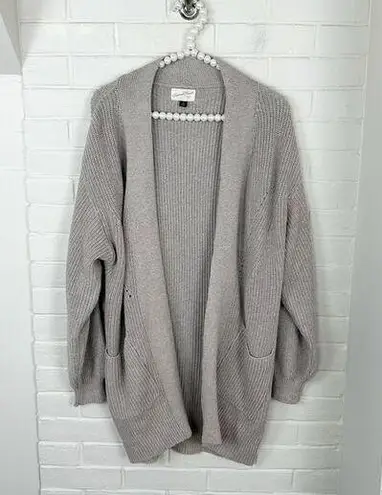 Universal Threads Universal Thread Taupe Tan Oversized Chunky Cardigan Sweater Size XS