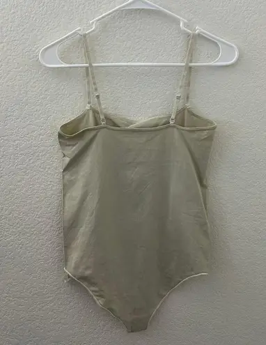 SKIMS Seamless Fits Everybody Cami Bodysuit Sand Cheeky Size Large XL