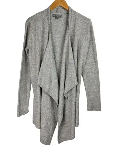 Barefoot Dreams CozyChic Lite Island Wrap Cardigan Sweater Sz S/M Drape Front