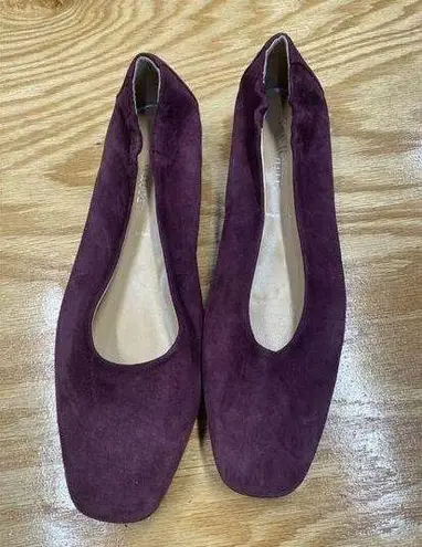 Ron White Women's 8 Purple Suede Slip