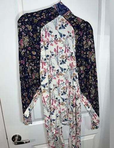 Darn Good Yarn Boho Kimono Styled Cardigan Bat Wing Sleeves Size Small/Medium