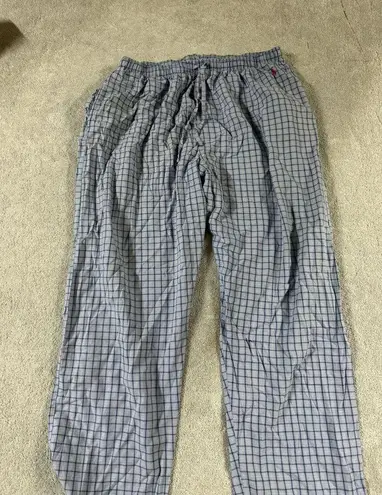 Ralph Lauren Men's Polo  Cotton Sleepwear Sleep Pajama Pants Plaids Blue  XL ***