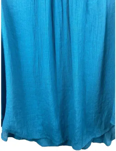 Unique spectrum 3x Pullover Gauzy Crochet 3/4 Sleeve Top