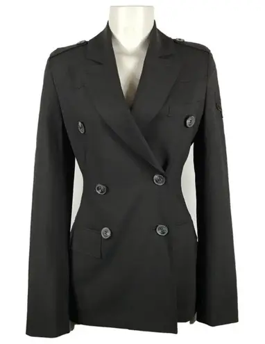 William Rast Military Blazer Black Size XS Double Breasted Coat Jacket Career - Image 1