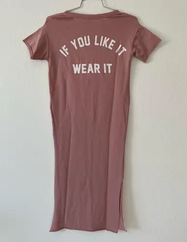 Berksha Bershka Long Pink Top