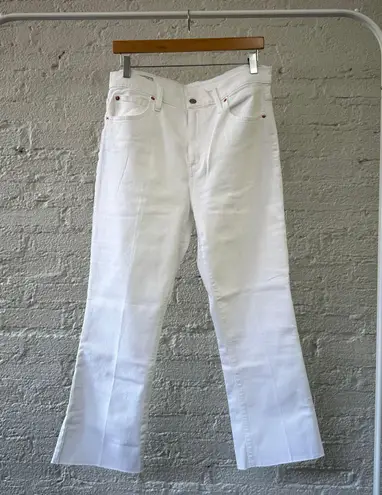 Gap High-rise Kick Fit White Denim