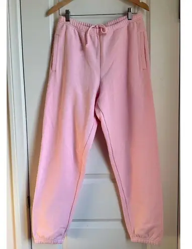 SKIMS Cotton Fleece Classic Jogger in Cherry Blossom, Size Medium